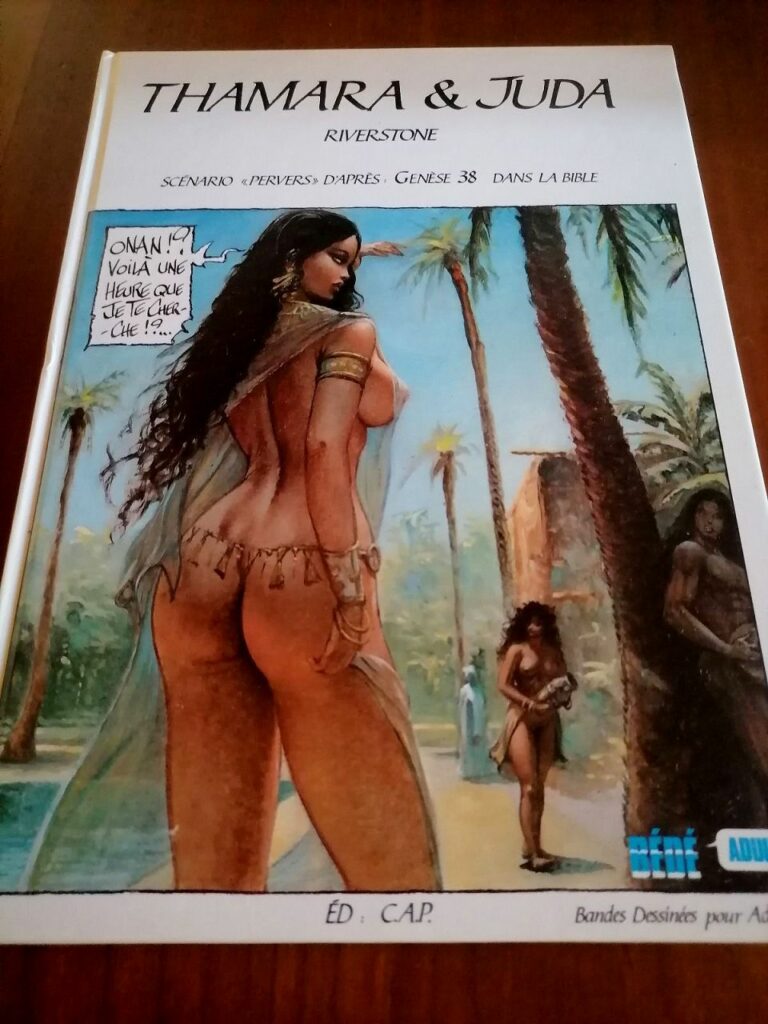 Couverture de la BD érotique Thamara et Juda, par Riverstone, éditions CAP