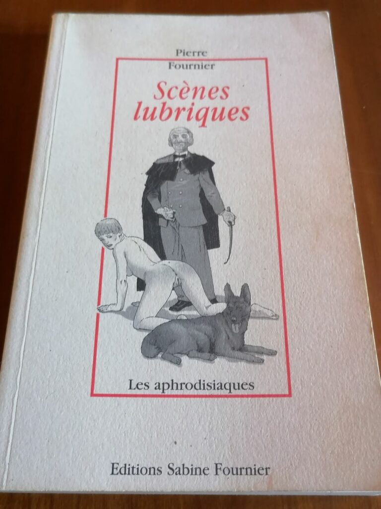 Couverture du roman érotique BDSM Scènes lubriques de Pierre Fournier illustré par Olaf Boccère aux éditions Sabine Fournier, collection les Aphrodisiaques