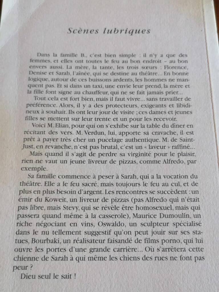 Résumé du roman érotique BDSM Scènes lubriques de Pierre Fournier illustré par Olaf Boccère aux éditions Sabine Fournier, collection les Aphrodisiaques