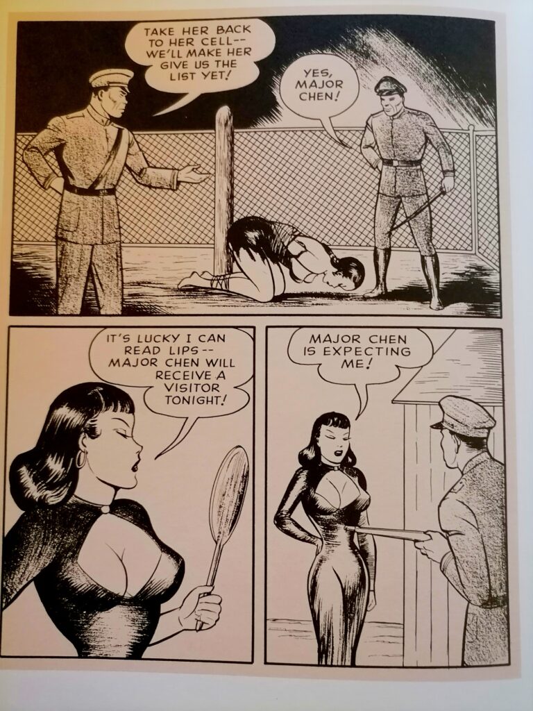 Extrait de la bande dessinée Annette, Secret Agent Z-4 de Joe Suhster dans Continental n°1