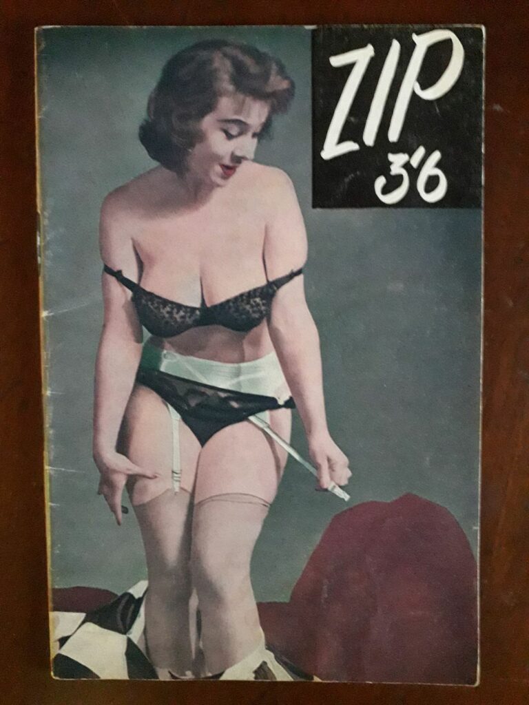 Couverture de la revue pour hommes Zip chez Caballus Publications