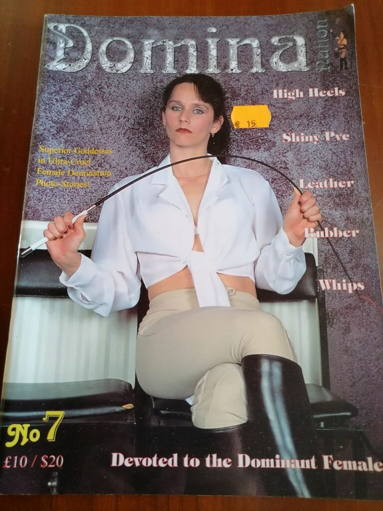 Revue SM/fetish domina nation numéro 7. Devoted to the dominant female. Femdom et soumission masculine