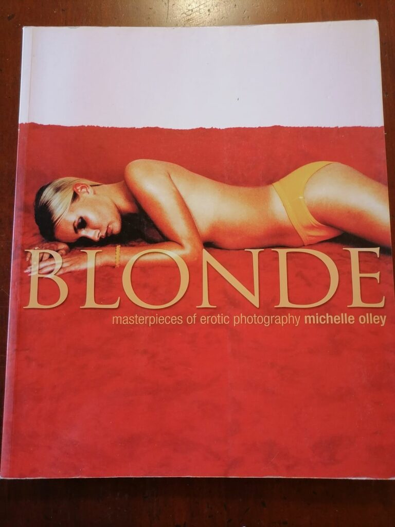 Couverture du livre de photos érotiques Blonde, Masterpieces of erotic photopgraphy, Michelle Olley, éditions Thunder's mouth press