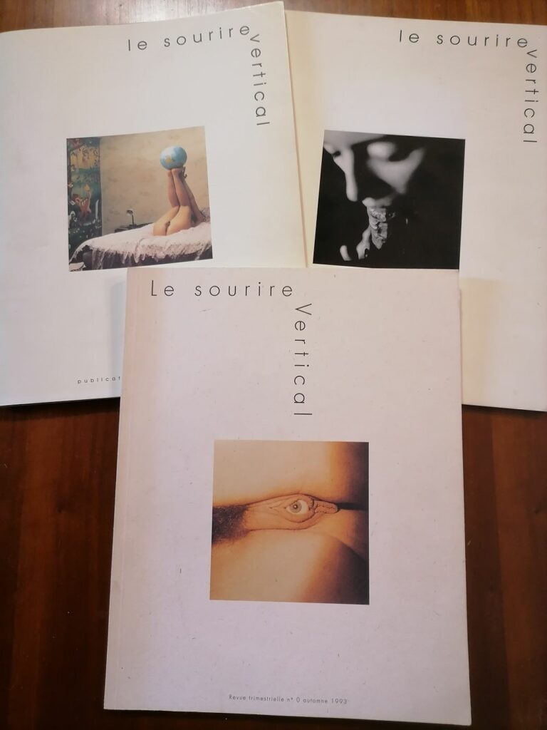 Le Sourire vertical revue érotique édité par Jean-Pierre Faur, numéros 0, 1 et 2