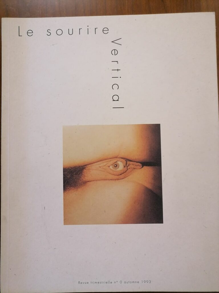 Couverture du numéro 0 de la revue érotique Le Sourire vertical, Jean-Pierre Faur éditeur