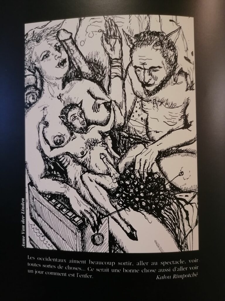 Dessin érotique d'Anne Van der Linden dans la revue Le Sourire vertical, Jean-Pierre Faur éditeur