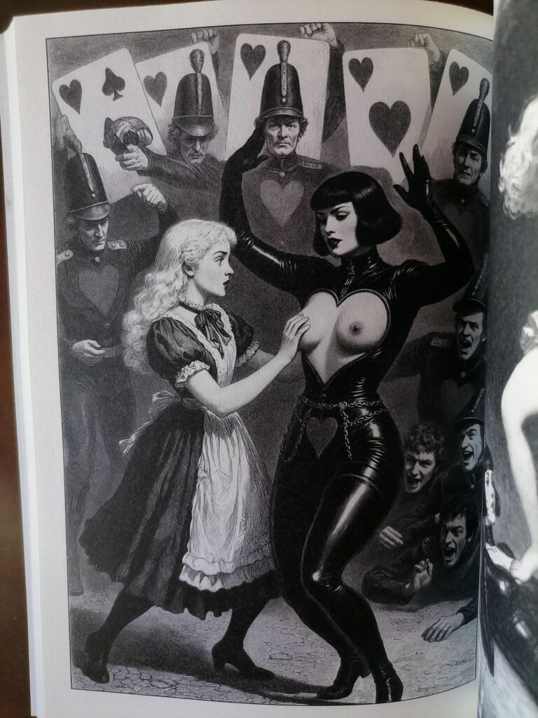 Dessin érotique de Wertham pour Eros Mécanique n°12 de Hector Domiane