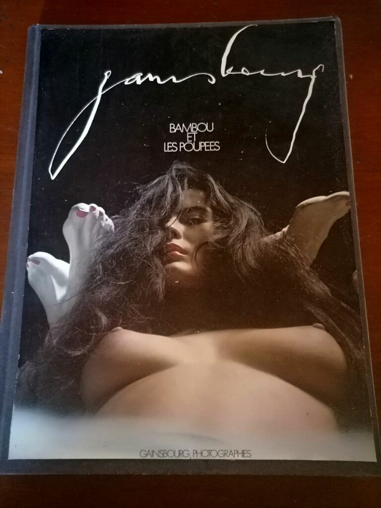 Couverture du livre de photographies Bambou et les poupées, par Serge Gainsbourg, éditions Filipacchi