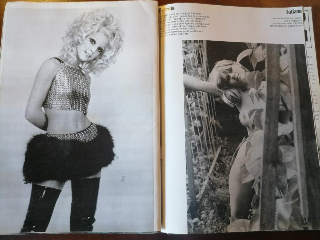 Photo de femme sexy style pin up dans la revue érotique vintage sexyrama