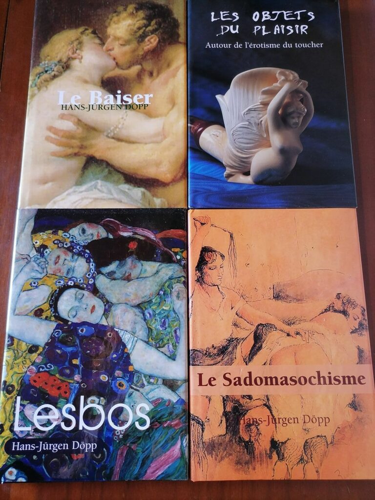 Livres érotiques de Hans-Jurgen Dopp édités chez Parkstone Press Ltd, Collection Tentations
