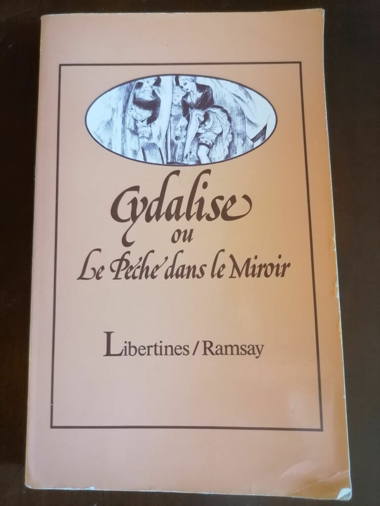 Couverture du roman érotique Cydalise ou le Péché dans le miroir, éditions Ramsey Libertines, illustrations de T. Mertens