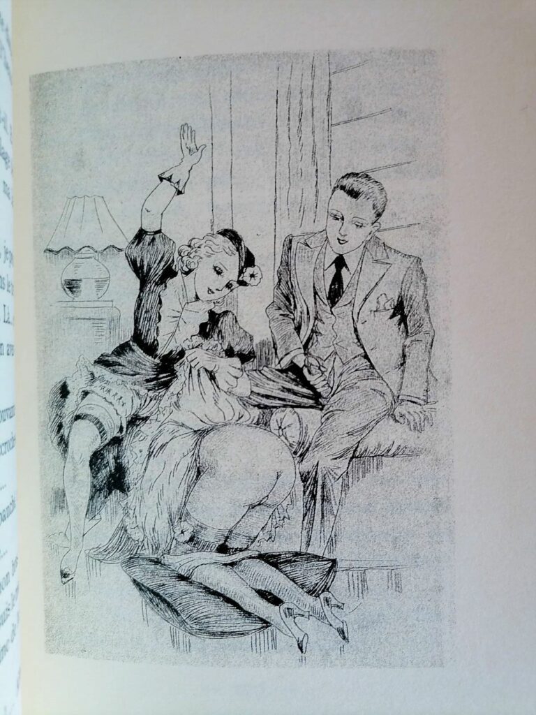 Illustration érotique BDSM de T. Mertens pour le roman Cydalise ou le Péché dans le miroir, éditions Ramsey Libertine