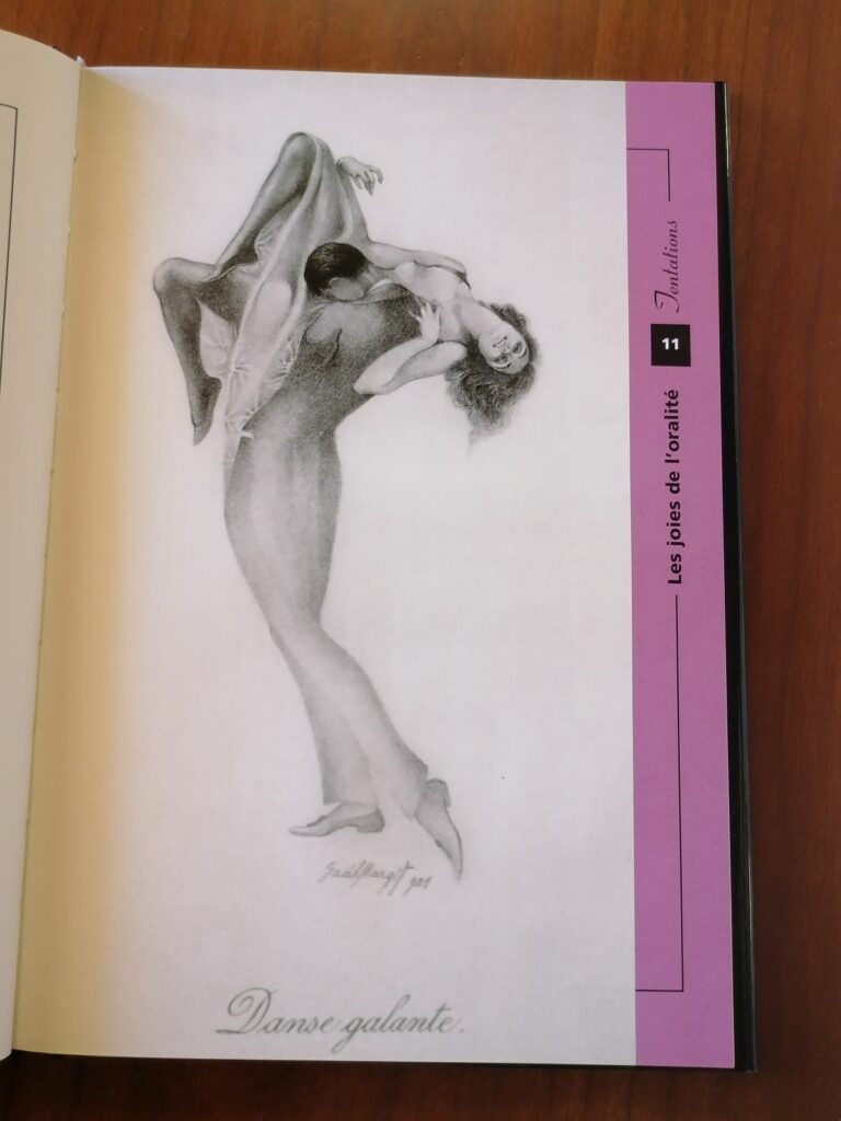 Dessin érotique de Margit Gaal dans le livre Le Baiser de Hans-Jurgen Dopp