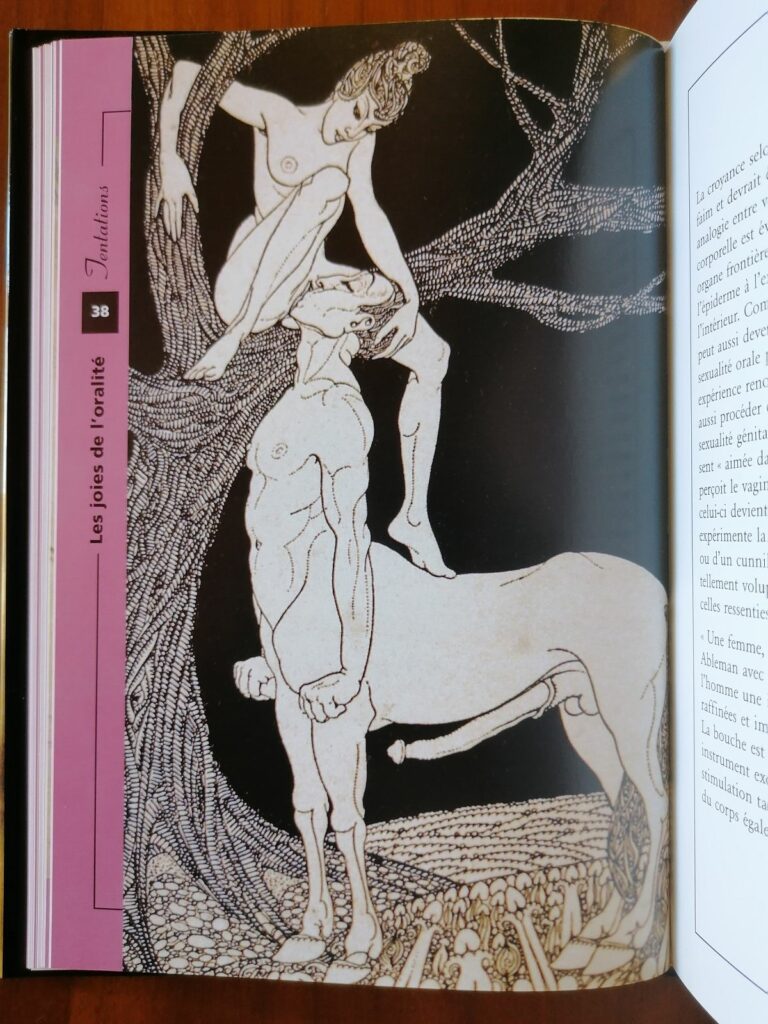 Dessin érotique de Onikleio dans le livre Le Baiser de Hans-Jurgen Dopp