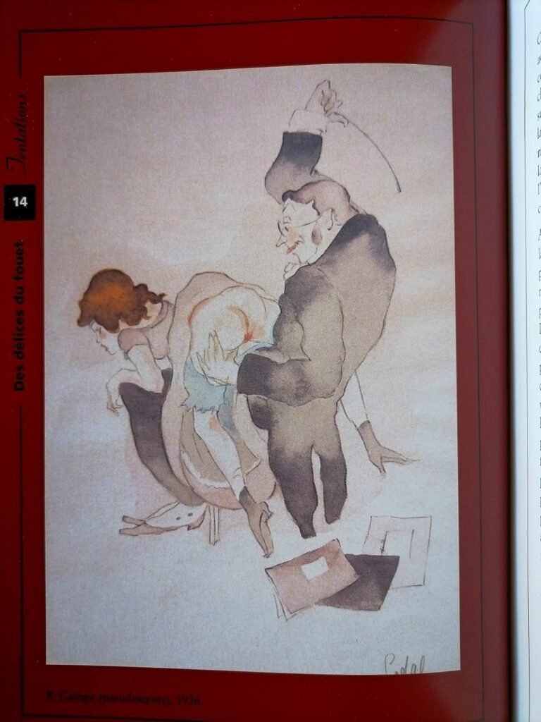 Dessin érotique BDSM par Campa dans le livre Le Sadomasochisme de Hans-Jurgen Dopp
