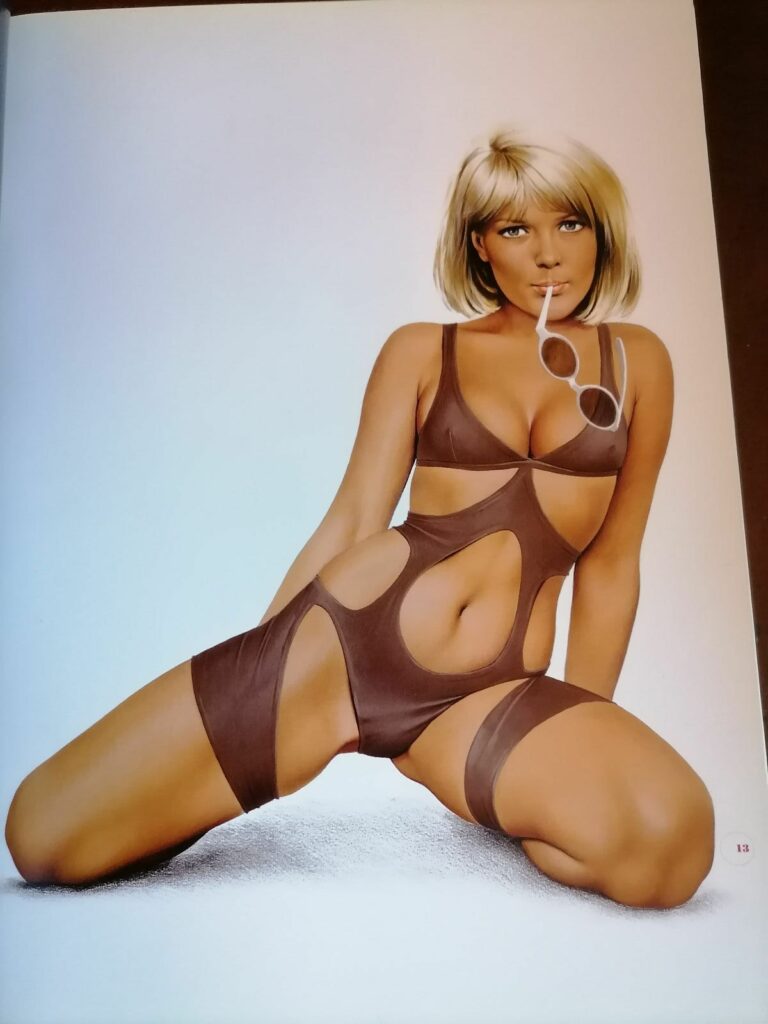 Dessin de pin-up par Aslan dans le livre Pin-Up, éditions Musardine, 2010