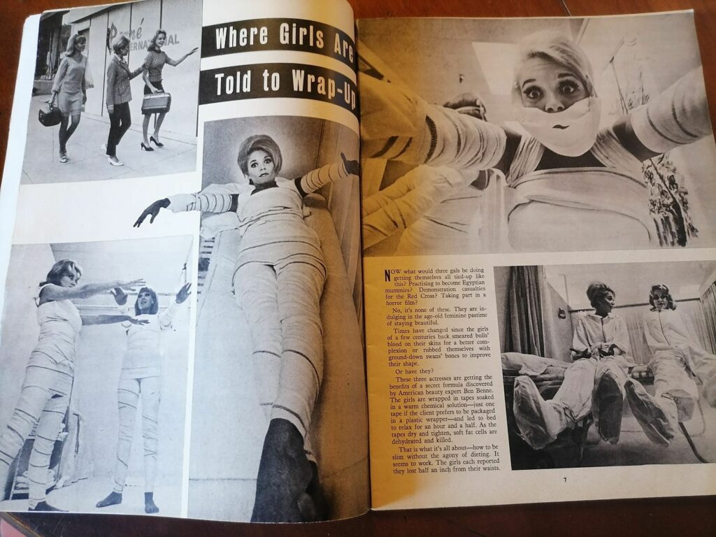 Extrait de la revue érotique esprit pin-up américaine Men Only de septembre 1967