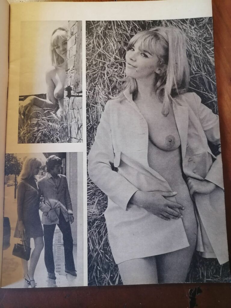 Extrait de la revue érotique esprit pin-up américaine Men Only de septembre 1967