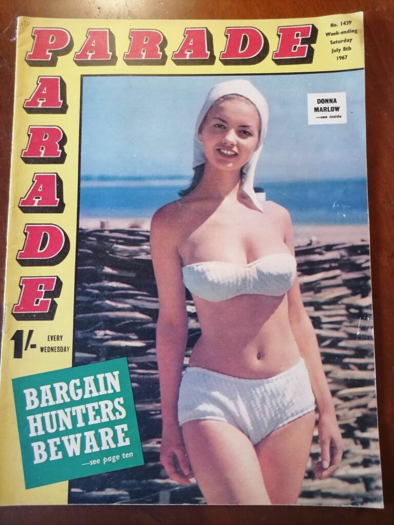 Couverture du magazine US Parade n°1439 avec Donna Harlow de juillet 1967