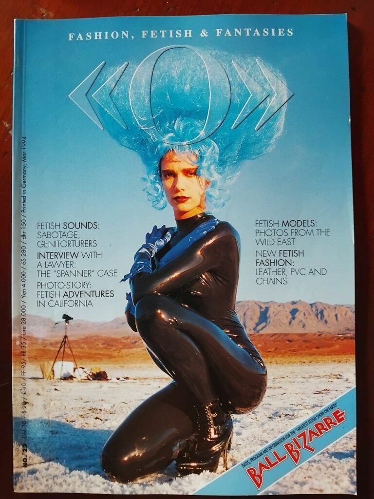 Couverture de la revue fetish O n°22, dirigée par Peter W. Czernich