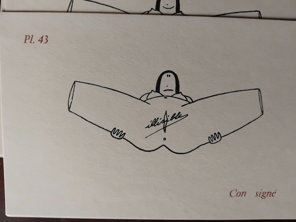 Planche érotique de Ylipe pour son livre Leçons de chose