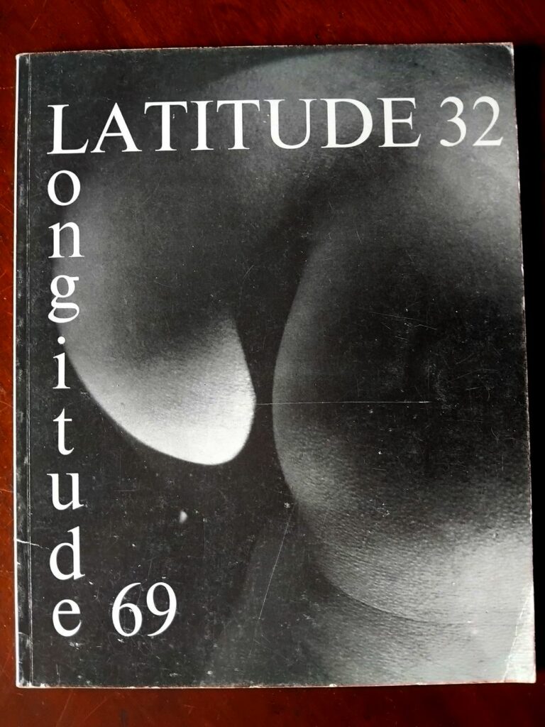Couverture du recueil de photos et dessins érotiques Latitude 32 Longitude 69, Serge Bourdin & Vitalis Weintzem