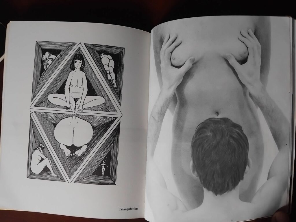 Planche du recueil de photos et dessins érotiques Latitude 32 Longitude 69, par Serge Bourdin et Vitalis Weintzem