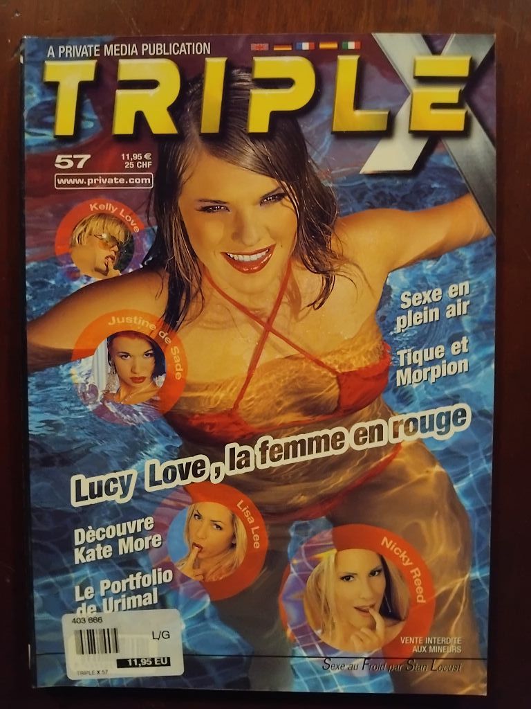 Revue pornographique Triple X n°57 aux éditions Private